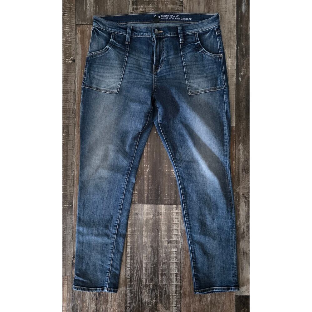 Gap Skinny Roll Up Blue Jeans Women's Size 16